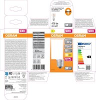 OSRAM LED-Lampe Superstar Classic A40 E27 3,4 W klar, 1 St.