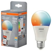 OSRAM LED-Lampe SMART+ MATTER Classic A100 E27 14 W matt,...