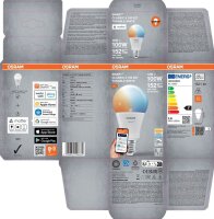 OSRAM LED-Lampe SMART+ MATTER Classic A100 E27 14 W matt, 1 St.