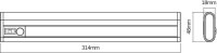 OSRAM Linear LED Mobile LED Unterbauleuchte weiß, 1...