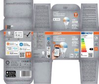 OSRAM LED-Lampe SMART+ MATTER Classic P40 E14 4,9 W matt, 1 St.