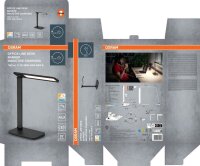 OSRAM Office Line Desk Banker Inductive Charging LED Schreibtischlampe schwarz 17 W