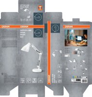 OSRAM Office Line Desk Pear E27 LED Tischlampe weiß 11 W