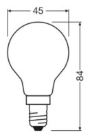 OSRAM LED-Lampe Star Classic P25 E14 1,8 W matt, 1 St.