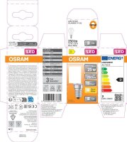 OSRAM LED-Lampe Star Classic P25 E14 1,8 W matt, 1 St.