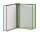 tarifold Wand-Sichttafelsystem 416169 DIN A4 farbsortiert mit 5 St. Sichttafeln, 1 St.