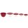 WESTMARK Schüssel-Set Olympia transparent/rot 9-tlg., 1 Set