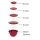WESTMARK Schüssel-Set Olympia transparent/rot 9-tlg., 1 Set