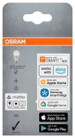 OSRAM LED-Lampe SMART+ MATTER Classic A60 E27 9 W matt, 1 St.