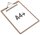 RAPESCO® Klemmbrett VHBCB003 DIN A4 braun Holzhartfaser, 1 St.