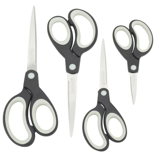 RAPESCO® Scheren-Set Soft Grip, 4 St.