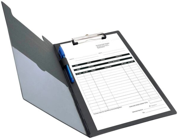 RAPESCO® Klemmbrettmappe VFDCB0B3 DIN A4 schwarz Karton, 1 St.