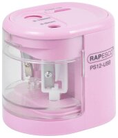 RAPESCO® elektrischer Anspitzer PS12 rosa