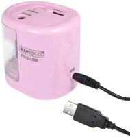 RAPESCO® elektrischer Anspitzer PS12 rosa