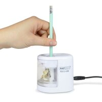 RAPESCO® elektrischer Anspitzer PS12 weiß
