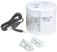RAPESCO® elektrischer Anspitzer PS12 weiß