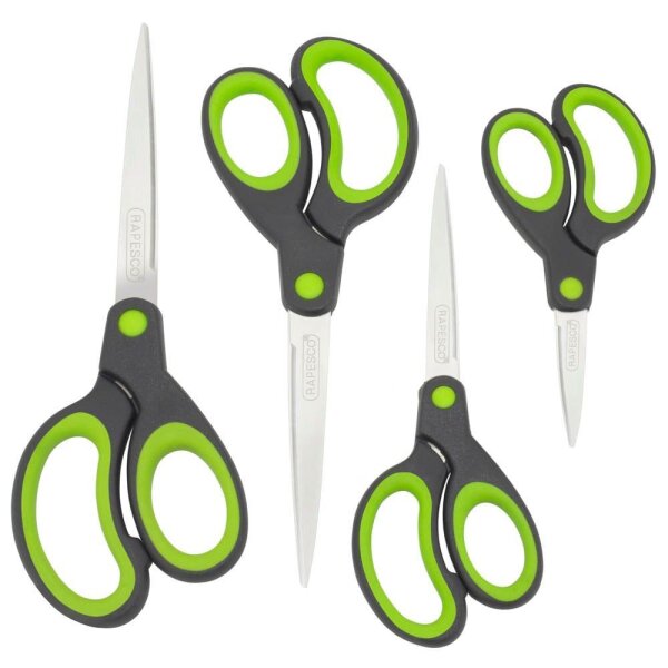 RAPESCO® Scheren-Set Soft Grip, 4 St.