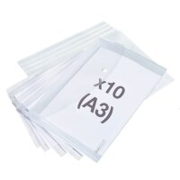 RAPESCO® Dokumententaschen ECO GRS DIN A3 transparent...