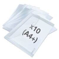 RAPESCO® Dokumententaschen ECO GRS DIN A4 transparent...