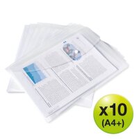 RAPESCO® Dokumententaschen ECO GRS DIN A4 transparent...