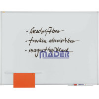 FRANKEN Whiteboard X-tra!Line® 120,0 x 90,0 cm weiß lackierter Stahl