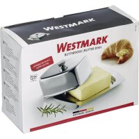 WESTMARK Butterdose silber, 1 St.