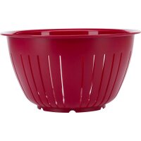WESTMARK Schüssel Olympia transparent/rot, 1 Set