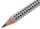 FABER-CASTELL Jumbo GRIP 2001 Bleistifte B silber, 12 St.