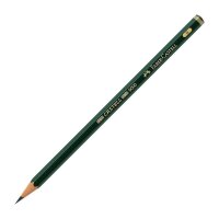 FABER-CASTELL 9000 Bleistifte B grün, 12 St.