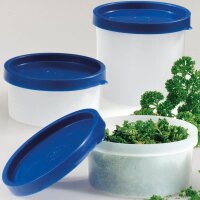 WESTMARK Frischhaltedosen Trio 3,9 cm hoch weiß 100,0 ml, 4 St.