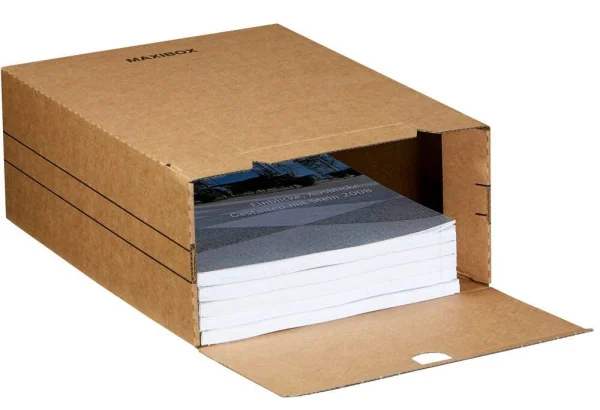 Top-Print Archivboxen braun 24,4 x 32,1 x 12,5 cm, 10 St.