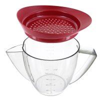 WESTMARK Fetttrennkanne transparent, rot