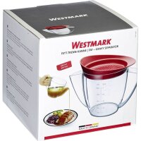 WESTMARK Fetttrennkanne transparent, rot