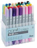 COPIC® Ciao A Layoutmarker-Set farbsortiert 1,0 + 6,0...