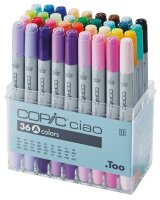 COPIC® Ciao A Layoutmarker-Set farbsortiert 1,0 + 6,0...