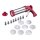 WESTMARK Garnierspritze silber, rot, 1 St.