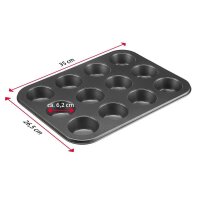 WESTMARK Muffinform 12er 32902270 Ø 35,0 x 26,5 cm, 1 St.