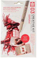 Sakura Samurai Malset schwarz, 1 Set