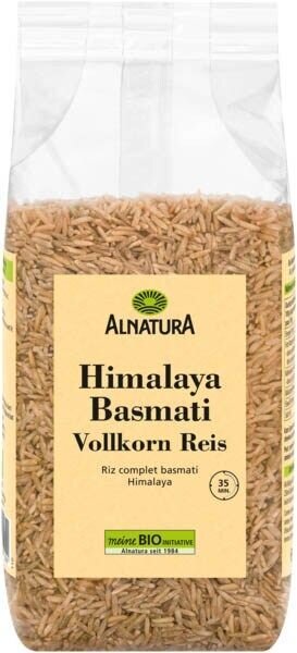ALNATURA Bio Himalaya Basmati Vollkorn Reis 500,0 g, 1 St.