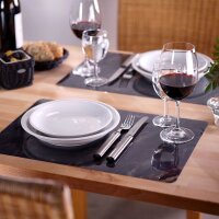 4 WESTMARK Platzsets Marmor schwarz 30,0 x 43,5 cm  ( 1029019150 )
