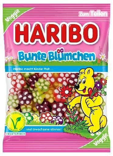HARIBO Bunte Blümchen Fruchtgummi 175,0 g  ( 10051660 )