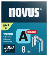 novus Tackerklammern Feindraht superhart 53/8, 5.000 St.