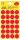 AVERY Zweckform Klebepunkte 3004 rot Ø 18,0 mm, 96 St.