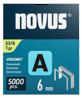 novus Tackerklammern Feindraht 53/6, 5.000 St.