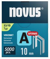 novus Tackerklammern Feindraht superhart 53/10, 5.000 St.