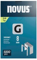 novus Tackerklammern Flachdraht 11/8, 5.000 St.