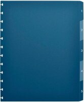 OXFORD Ordnerregister vario-zipp DIN A4 Vollformat 1-5...