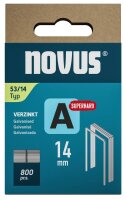 novus Tackerklammern Feindraht superhart 53/14, 800 St.