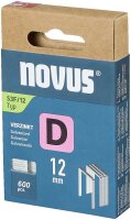 novus Tackerklammern 53F Flachdraht 12 mm, 600 St.
