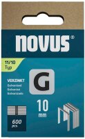 novus Tackerklammern Flachdraht 11/10, 600 St.